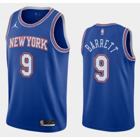 New York Knicks R.J. Barrett 9 2020-21 Jordan Brand Statement Edition Pelipaidat Swingman - Miesten